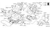 Diagram for 2013 Nissan Cube Armrest - 88750-1FB0A