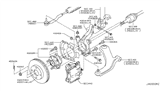 Diagram for 2011 Nissan Cube Steering Knuckle - 40015-ED000