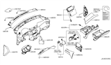 Diagram for 2014 Nissan Rogue Glove Box - 68510-4BA0B