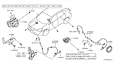 Diagram for Nissan Brake Fluid Pump - 47660-7FW2B