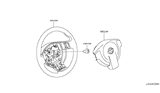 Diagram for 2014 Nissan Rogue Steering Wheel - 48430-4BA0A