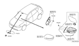 Diagram for 2019 Nissan Rogue Car Mirror - 96302-9TB0A