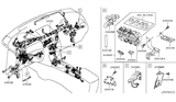 Diagram for 2020 Nissan Rogue Fuse Box - 24350-6FL0A