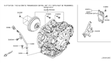 Diagram for 2018 Nissan Rogue Transmission Assembly - 31020-3VX9B