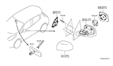 Diagram for Nissan Leaf Mirror Actuator - 96367-1HK5A