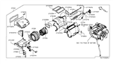 Diagram for Nissan Blower Motor - 27226-3NF0A