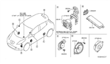 Diagram for 2015 Nissan Leaf Car Speakers - 28156-3NF0A