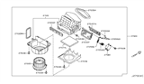 Diagram for Nissan 370Z Blower Motor - 27225-AM611