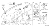Diagram for 2020 Nissan 370Z Body Control Module - 28595-1EA0A