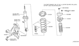 Diagram for Nissan 370Z Bump Stop - 54050-4GE0A