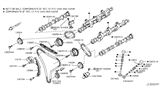 Diagram for 2014 Nissan 370Z Cam Gear - 13025-EY02B