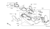 Diagram for 2019 Nissan 370Z Cup Holder - 68430-6GE0A