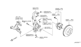 Diagram for Nissan 370Z Steering Knuckle - 40014-EG000