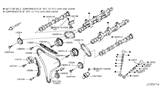 Diagram for Nissan 370Z Cam Gear - 13025-EY00A