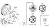 Diagram for 2020 Nissan 370Z Spare Wheel - D0CMM-6GA9B