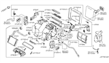 Diagram for 2009 Nissan 370Z Heater Core - 27140-1EA0A