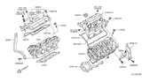 Diagram for Nissan 370Z Cylinder Head Bolts - 11056-JK20B
