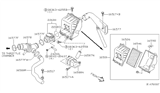 Diagram for 1993 Nissan Quest Air Intake Coupling - 16578-0B000
