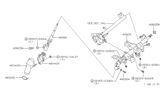Diagram for 1993 Nissan Quest Steering Shaft - 48080-0B000