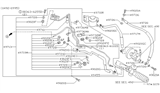 Diagram for 2001 Nissan Quest Power Steering Hose - 49721-0B009