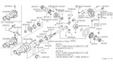 Diagram for Nissan 300ZX CV Joint Companion Flange - 38210-40P00