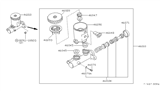 Diagram for 1996 Nissan 300ZX Master Cylinder Repair Kit - 46011-40P25
