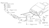 Diagram for Nissan 300ZX Air Duct - 62860-54P10
