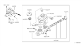 Diagram for 2000 Nissan Pathfinder Master Cylinder Repair Kit - 46011-14Y26
