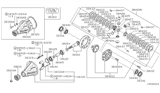 Diagram for 2004 Nissan Frontier Pinion Washer - 38426-T5001