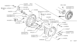 Diagram for 2001 Nissan Xterra Brake Drum - 44000-7Z000