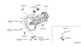 Diagram for 2000 Nissan Frontier Transmission Assembly - 32010-4S110