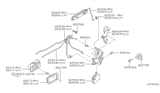 Diagram for Nissan Xterra Door Latch Cable - 82620-7Z000