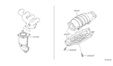 Diagram for Nissan Xterra Catalytic Converter - 20802-6S525