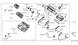 Diagram for Nissan Cabin Air Filter - 27277-3DF0A