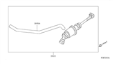 Diagram for 2016 Nissan Sentra Clutch Master Cylinder - 30610-1KM0B