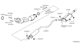 Diagram for 2015 Nissan Sentra Exhaust Pipe - 20010-3SJ1A