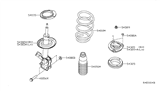 Diagram for 2014 Nissan Sentra Coil Springs - 54010-3SH0A
