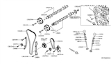 Diagram for 2014 Nissan Juke Timing Chain Tensioner - 13070-1KC6A