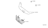 Diagram for 2013 Nissan Sentra Grille - 62310-3SH0A