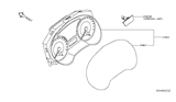 Diagram for Nissan Sentra Tachometer - 24810-3SG0A