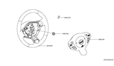 Diagram for 2014 Nissan Sentra Steering Wheel - 48430-3SG4A