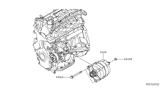 Diagram for Nissan Alternator - 23100-3SH2B