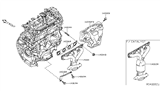 Diagram for Nissan Sentra Exhaust Hanger - 14014-3SG1A