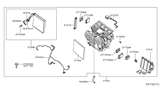 Diagram for Nissan Heater Core - 27140-3JC1A