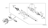 Diagram for 2020 Nissan Pathfinder Axle Shaft - 39600-3JA0A