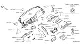Diagram for Nissan Glove Box - 68511-9PF0A