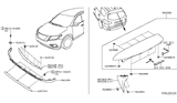 Diagram for 2014 Nissan Pathfinder Spoiler - 96015-3KA0A