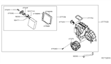 Diagram for 2016 Nissan Pathfinder Blower Motor - 27375-3KA0A