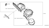 Diagram for 2015 Nissan Pathfinder Blower Motor - 27200-3KA4A