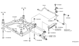 Diagram for 2015 Nissan Pathfinder Control Arm - 54500-3JA0A